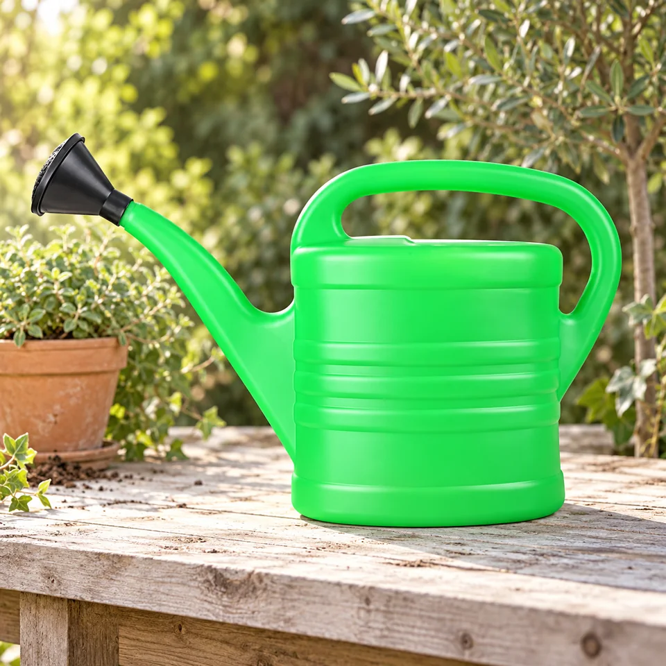 arrosoir GD-0044 cinq litres de Garronda, mise en situation au jardin