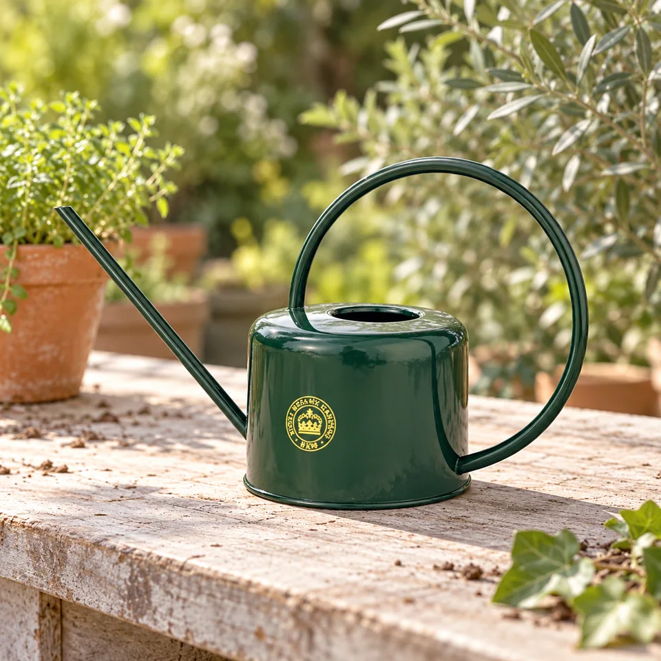 arrosoir Urban Oasis un litre de Spear & Jackson, mise en situation au jardin