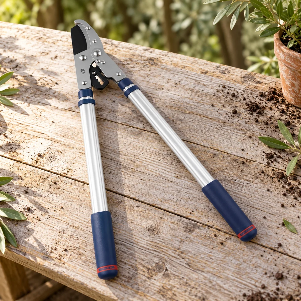ébrancheur télescopique à cliquet 8100RS de Spear & Jackson, mise en situation au jardin